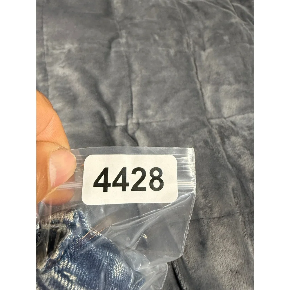 Choize Club XL Jeans Denim‎ Blue Flame Design Distressed Hem Elastic Waist - Picture 14 of 14